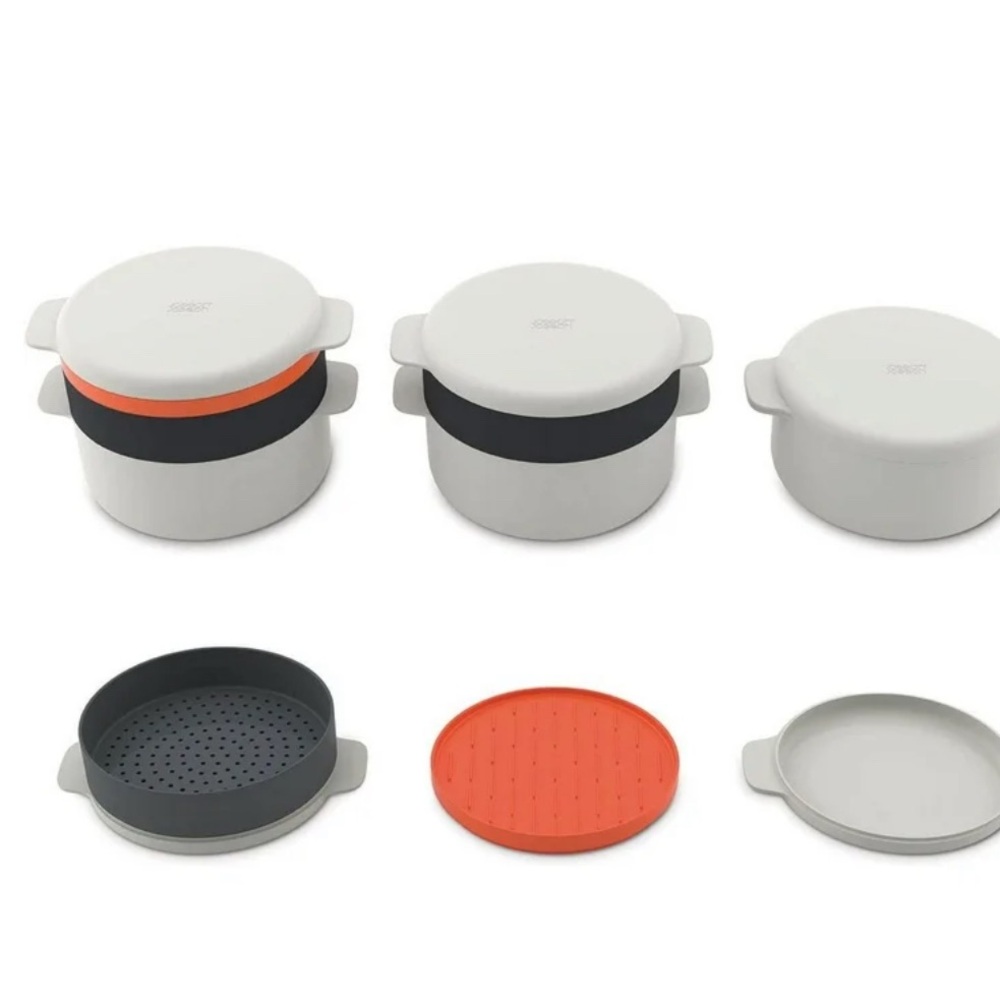 Joseph Joseph Microwave 4-Piece Stackable Cooking Set - Picture 4 of 7